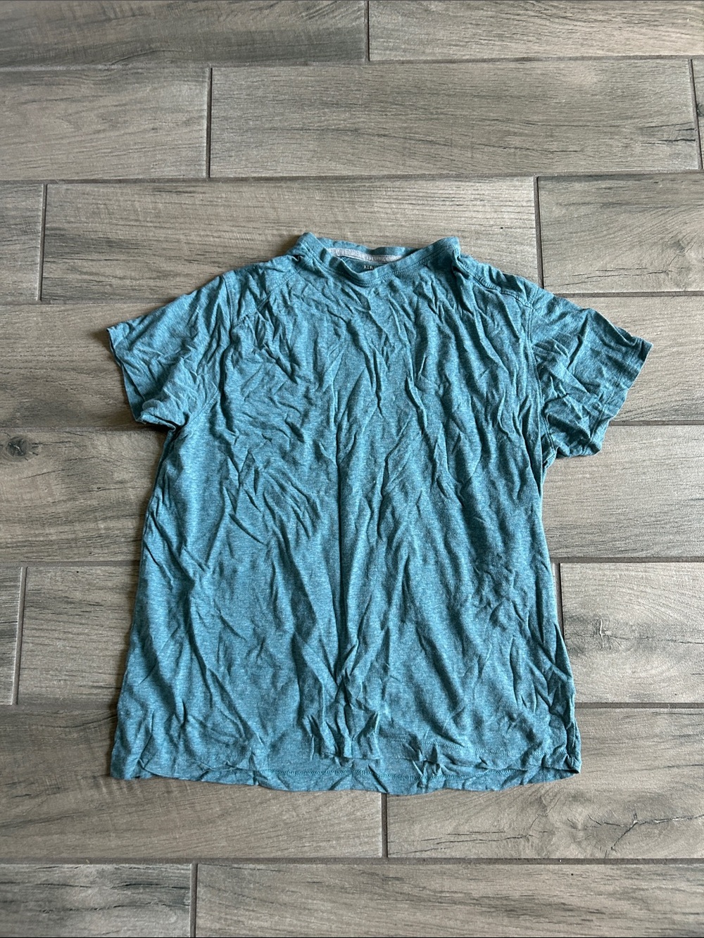 Kenneth Cole Heather Teal Short Sleeve Crew Neck Tee